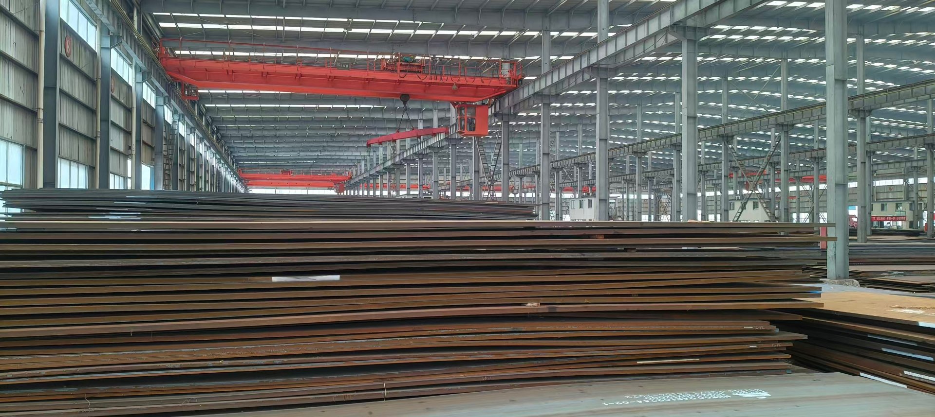 Partner factory warehouse with plate stock